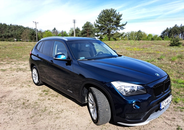 BMW X1 cena 49900 przebieg: 59117, rok produkcji 2013 z Chodzież małe 121